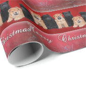 Chow-chow_kartka christmas geschenkpapier (Rolleneckpunkt)