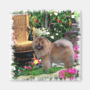 Chow-Chow-Kunst-Geschenke Magnet