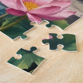 Chow Chow Lotusgarten Kunst Puzzle (Seite)