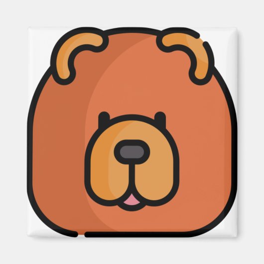 Chow Chow Magnet (Vorne)