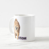 Chow Chow-Mama 4 Kaffeetasse (Vorderseite Links)