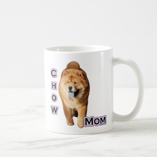 Chow Chow-Mama 4 Kaffeetasse (Rechts)