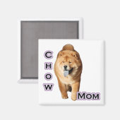 Chow Chow Mama 4 - Magnet (Vorderseite/Rückseite)
