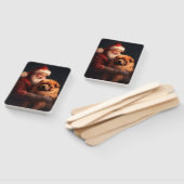 Chow Chow mit dem Weihnachtsmann Weihnachten Fächer (Non-assembled)