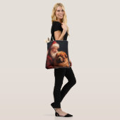 Chow Chow mit dem Weihnachtsmann Weihnachten Tasche (Am Model)