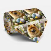 Chow Chow mit Ostereier Urlaub Krawatte (Gerollt)