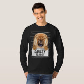 Chow Chow Mugshot Guilty Dog T-Shirt (Vorne ganz)