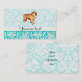 Chow-Chow; Niedlich Visitenkarte (Vorne/Hinten)