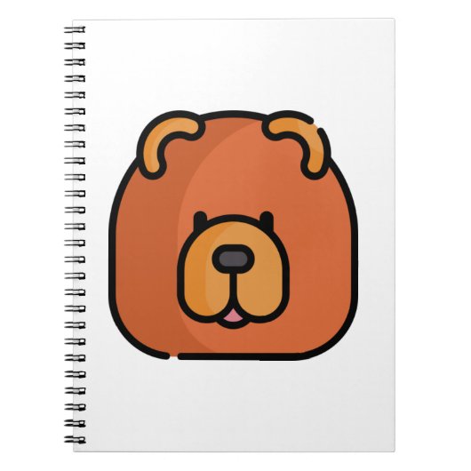 Chow Chow Notizblock (Vorderseite)