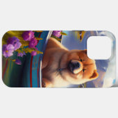 Chow Chow on a Paddle: Ein Landschaftliches Abente Case-Mate iPhone Hülle (Rückseite (Horizontal))