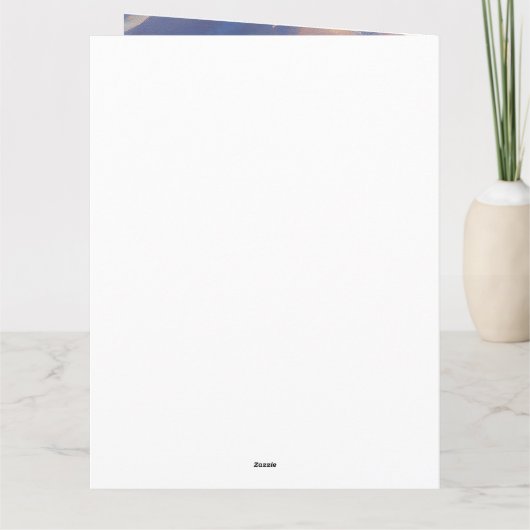 Chow Chow on a Paddle: Ein Landschaftliches Abente Karte (Rückseite)