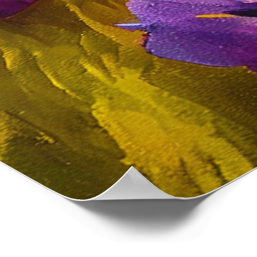 Chow Chow on a Paddle: Ein Landschaftliches Abente Poster (Ecke)