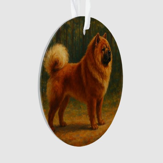 Chow Chow Ornament (Vorderseite)