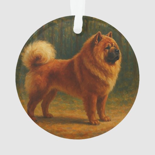 Chow Chow Ornament (Rückseite)
