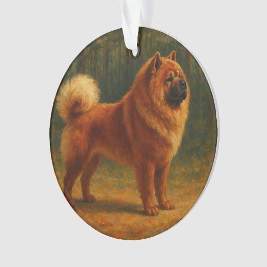 Chow Chow Ornament (Vorderseite)