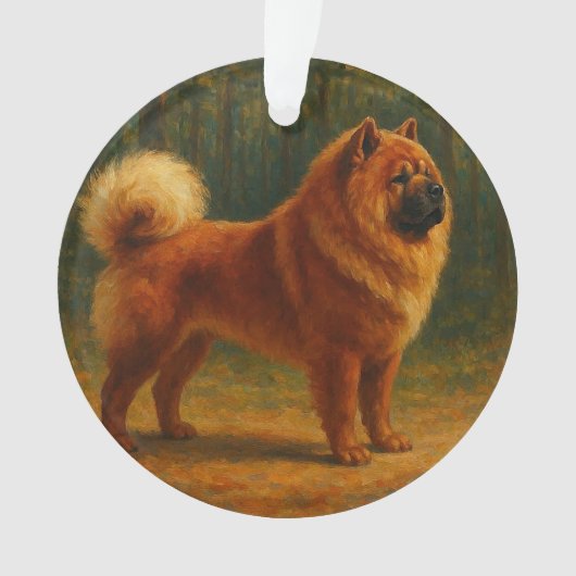 Chow Chow Ornament (Vorderseite)
