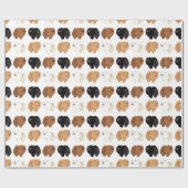 Chow-Chow-Packpapier Geschenkpapier (Flach)
