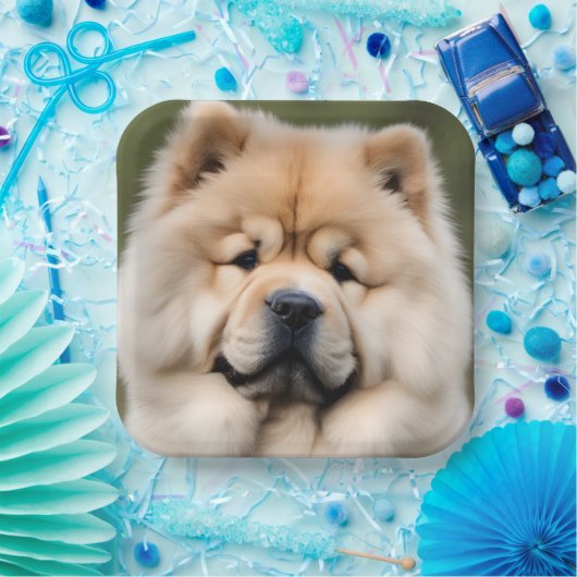 Chow Chow Pappteller (Party)