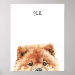 Chow Chow Personalisierter Druck Poster