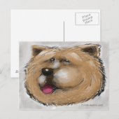Chow Chow Postkarte (Vorne/Hinten)