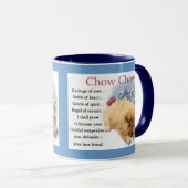 Chow Chow Puppy Art Geschenke Tasse (VorderseiteRechts)