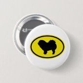 Chow-Chow Rau-Mantel Button (Vorne & Hinten)