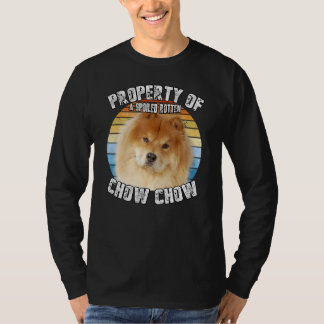 Chow Chow Red Retro Property Of T-Shirt