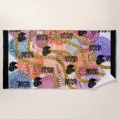 CHOW CHOW RETRO STRANDTUCH (Vorderseite)