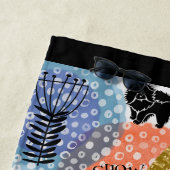 CHOW CHOW RETRO STRANDTUCH (Beispiel)