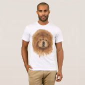 Chow-Chow- Rot T-Shirt (Vorne ganz)