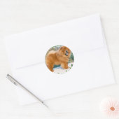 Chow-Chow Runder Aufkleber (Umschlag)
