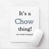 Chow Chow-Sache Mousepad (Mit Mouse)