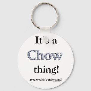 Chow Chow-Sache Schlüsselanhänger