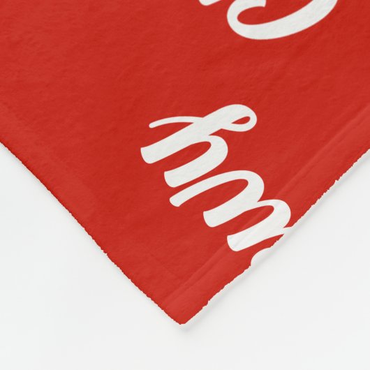 Chow Chow Santa Dog mit Individuelle Name Weihnach Fleecedecke (Ecke)