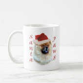 Chow Chow Santa Paws Kaffeetasse (Links)