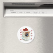 Chow Chow Santa Paws Magnet (In Situ (Geschirrspüler))