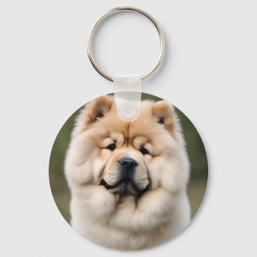 Chow Chow Schlüsselanhänger (Vorderseite)