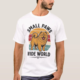Chow Chow Shirt Kleine Pfoten Weite Welt Vintage H
