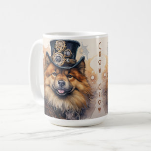 Chow Chow Steampunk-Hund Kaffeetasse