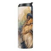 Chow Chow Steampunk-Hund Thermosbecher (Nach links gedreht)
