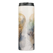 Chow Chow Steampunk-Hund Thermosbecher (Rückseite)