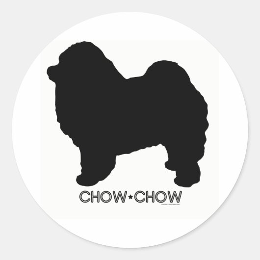 Chow Chow Sticker (Vorderseite)
