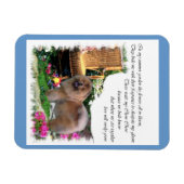 Chow Chow Summer Garden Magnet (Horizontal)