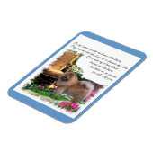 Chow Chow Summer Garden Magnet (Linke Seite)