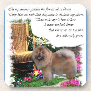 Chow Chow Summer Garden Untersetzer