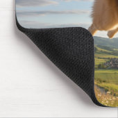 Chow Chow Superhelden-Mauspad Mousepad (Ecke)