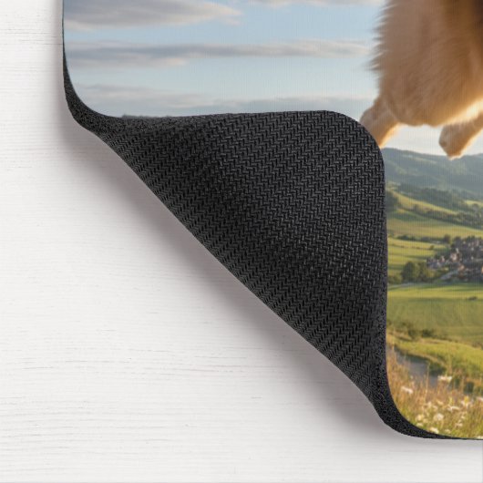 Chow Chow Superhero Mousepad (Ecke)