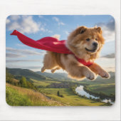 Chow Chow Superhero Mousepad (Vorne)