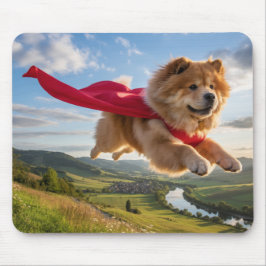 Chow Chow Superhero Mousepad