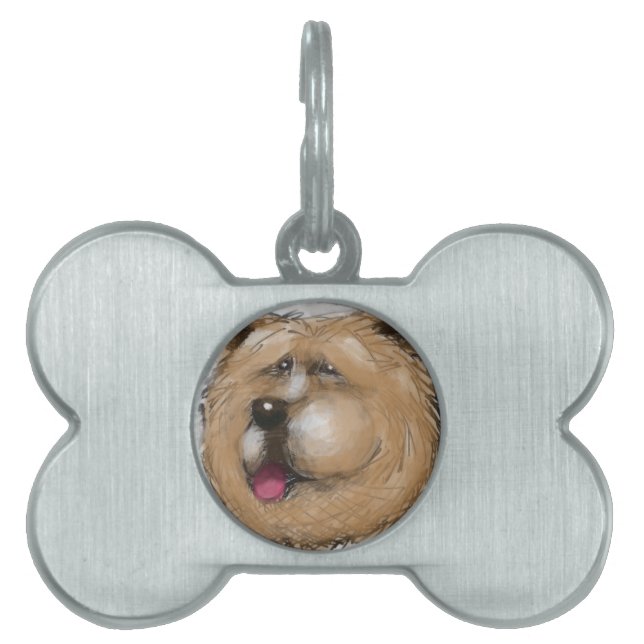 Chow Chow Tiermarke (Vorderseite)